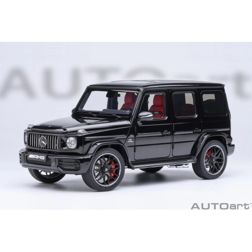 Mercedes-AMG G63 2019 (Black) (composite model/full openings, total 6 openings) 1:18