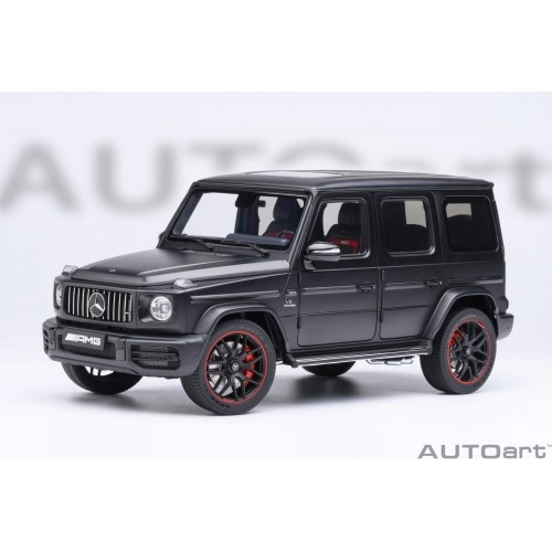 Mercedes-AMG G63 2019 (Designo Night Black Magno) (composite model/full openings, total 6 openings) 1:18