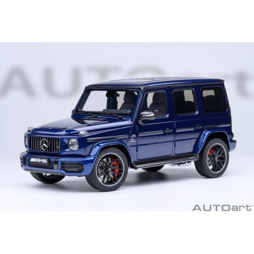 Mercedes-AMG G63 2019 (Brilliant Blue Metallic) (composite model/full openings, total 6 openings) 1:18