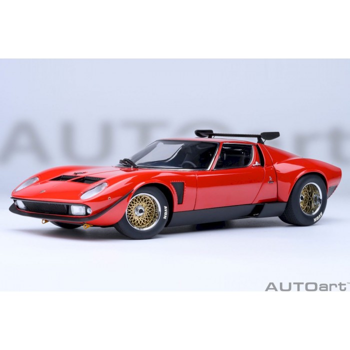 Lamborghini Miura Jota SVR, Red, 1968 (composite model/full