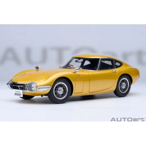 Toyota 2000GT (Gold) 1967 (composite model/full openings, 6 openings) 1:18