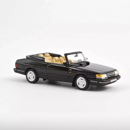 Macheta auto, Saab 900 Turbo Convertible 1992 Black 1:43