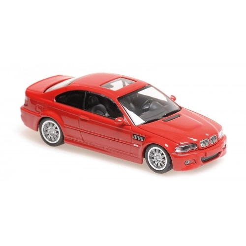 Macheta auto, BMW M3 (E46) COUPE 2001 RED - MAXICHAMPS 1:43
