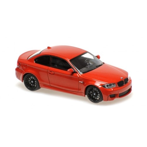 BMW 1ER M COUPE - 2011 - ORANGE METALLIC - MAXICHAMPS 1:43