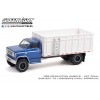 Macheta auto, S.D. Trucks Series 13 - 1980 Chevrolet C-70 Grain Truck - Blue Poly Cab with White Bed Solid Pack 1:64