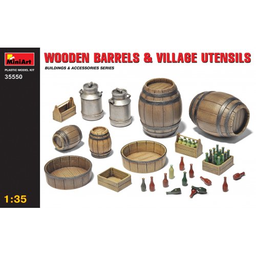 1:35 Wooden Barrels 