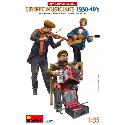 1:35 Street Musicians 1930-40s 1:35