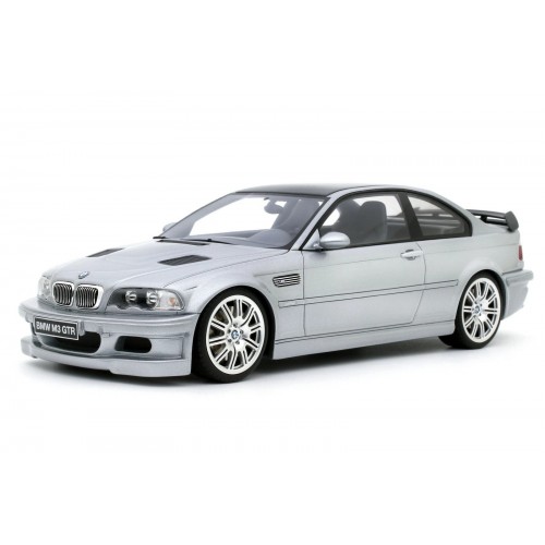 BMW E46 M3 GTR Street,Titan Silver Metallic 354, 2001 1:18