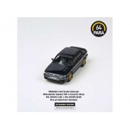 Macheta auto, Mitsubishi Galant VR-4 Left Hand Drive, cosmic blue 1:64