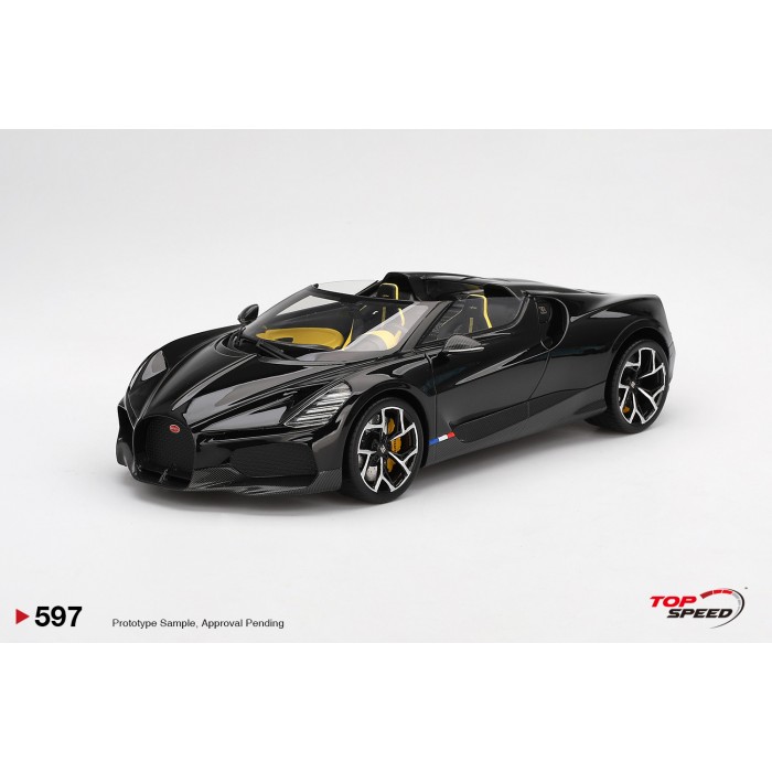 Bugatti W16 Mistral Black (MRコレクション1/18) Bugatti W16 Mistral Black 2023 1:18