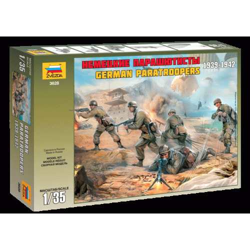 1:35 German Paratroops WWII - 5 figures 1:35