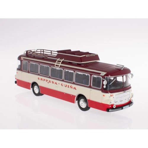 Macheta auto, Pegaso Comet Spain, white/red 1:43