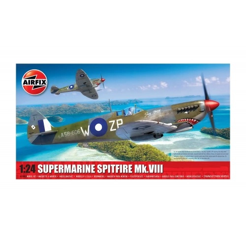 1:24 British Fighter Aircraft Supermarine Spitfire Mk VIII 1:24