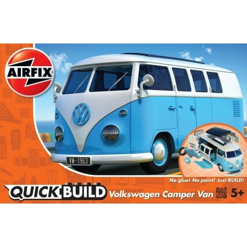 QUICKBUILD Volkswagen Camper Van - Blue - Snap Fit ÐÐµ