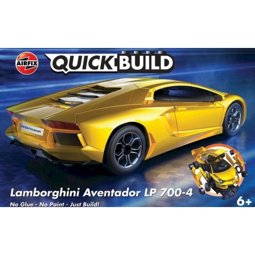 QUICKBUILD Lamborghini Aventador - Yellow - Snap-fit ÐÐµ