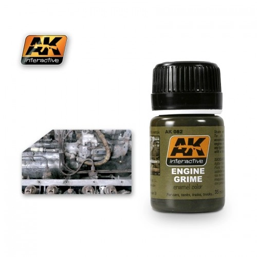 AK082 ENGINE GRIME  - Weathering Products (35 ml)
