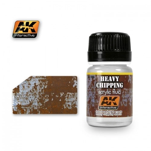 AK089 HEAVY CHIPPING EFFECTS ACRYLIC FLUID  - Weathering Products (35 ml)