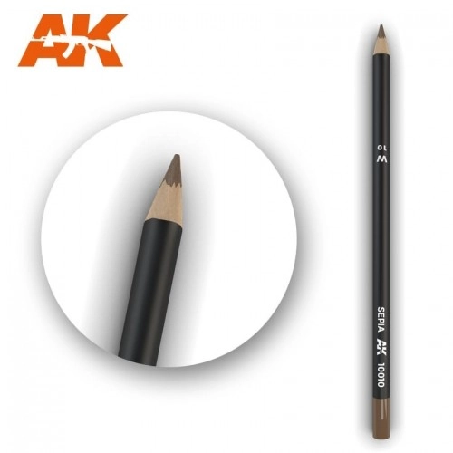 AK10010 Watercolor Pencil Sepia (1 piece )