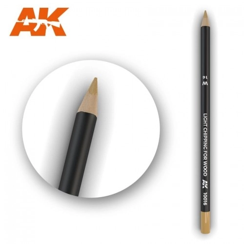 AK10016 Watercolor Pencil Light Chipping for wood (1 piece )
