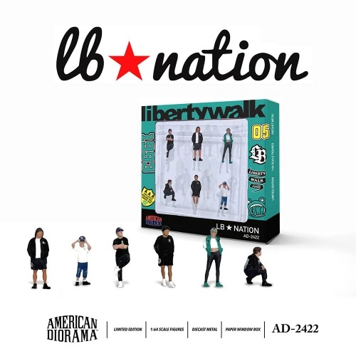 Figure Set: The LB Nation LBWK (Set of 6 figures), 2024 (1:64) 1:64