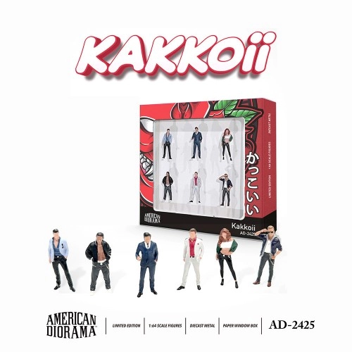 Figure Set: Kakkoii (Set of 6 figures), 2025 (1:64) 1:64