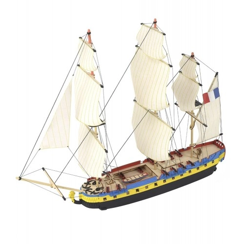1:160 Hermione La Fayette Easy Kit - Wooden Model Ship with Paints 1:160