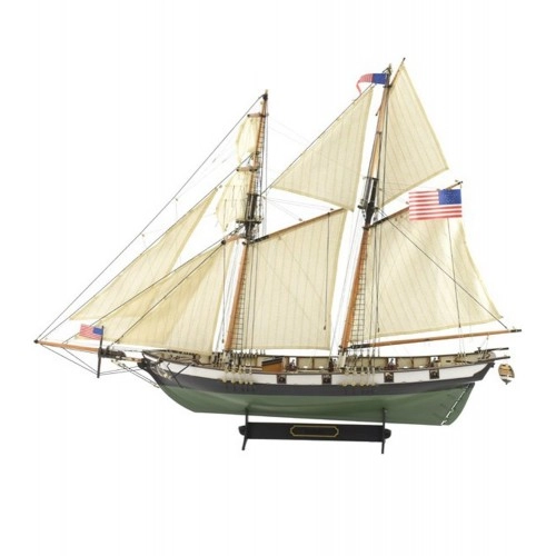 1:60 American Schooner Harvey - Wooden Model Ship Kit 1:60