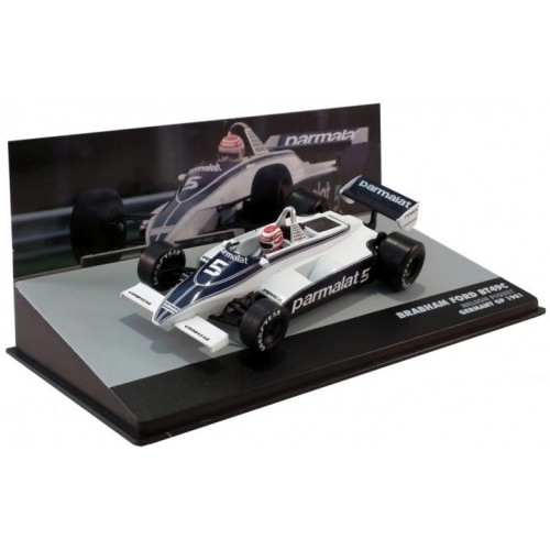 Macheta auto, BRABHAM FORD BT49C #5 NELSON PIQUET P1 GERMAN GP 1981 1:43