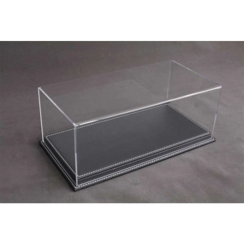 Mulhouse 1:18 Scale Display Case with Anthracite Leather Base (325x165x118 mm) 1:18