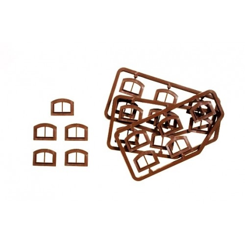 Windows M, brown (12 x 8 mm) H0 /1:87/