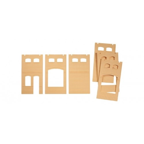 Wall 2410A, walls 2410B and walls 2410D, yellow H0 /1:87/