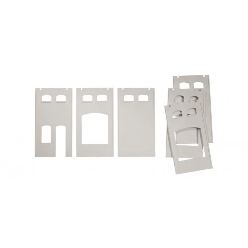 Wall 2410I, walls 2410J and walls 2410L, plastered H0 /1:87/