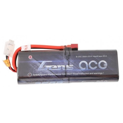 3500mAh 7.4V 25C HardCase Gens Ace 