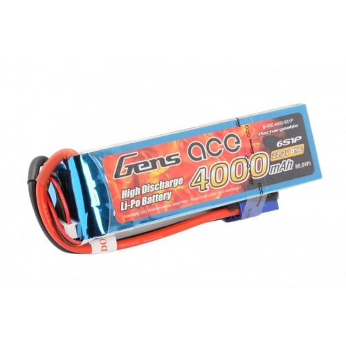 4000mAh 22.2V 25C Gens Ace 