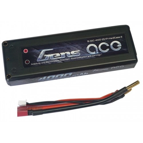 4000mAh 7.4V 30C HardCase Gens Ace 