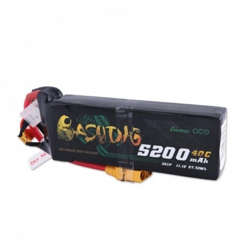 5200mAh 11.1V 40C "BASHING" Gens Ace 