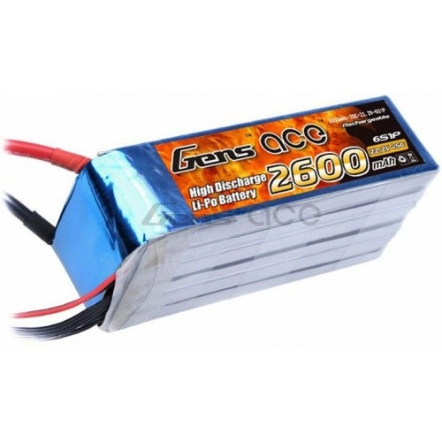 2600mAh 22.2V 45C Gens Ace 