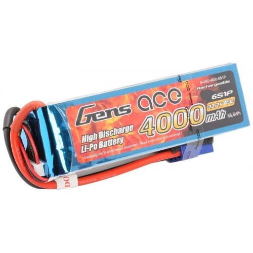 4000mAh 22.2V 45C Gens Ace 