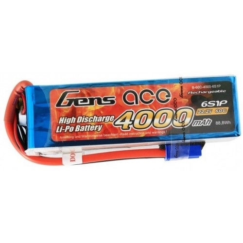 4000mAh 22.2V 60C Gens Ace 