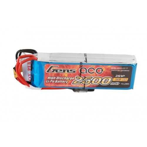 2600mAh 7.4V Transmitter Pack Gens Ace 