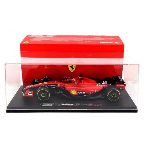 Ferrari SF-23 #16 Charles Leclerc Formula 1 2023 - with display case 1:18