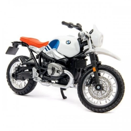Macheta auto, BMW R Nini T Urban GS, white/blue/red 1:18