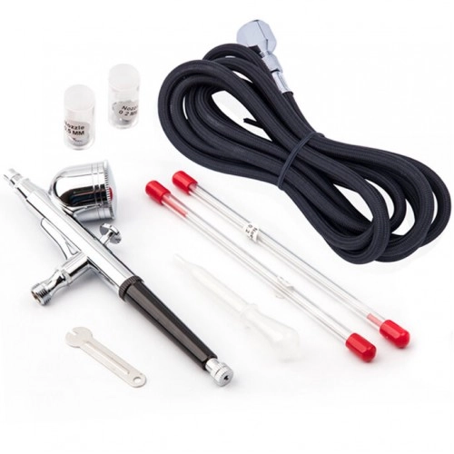 Airbrush Fengda BD-130K with 0.2 - 0.3 and 0.5 mm needle/nozzle and hose 