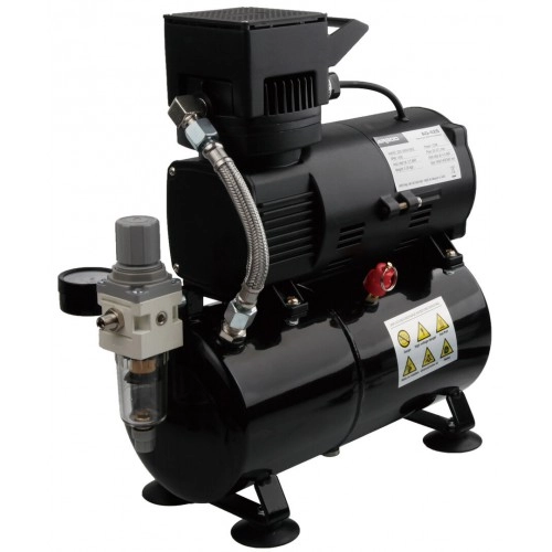 Airgoo Premium Aibrush Compressor AG-426 with Double Cooling Fans and Air Tank 
