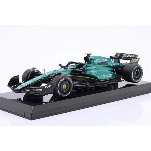 Aston Martin AMR23 #14 Fernando Alonso Formula 1 2023 (blister package) 1:24