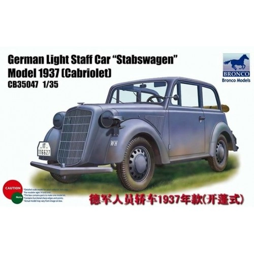 1:35 German Light Staff Car Stabswagen Model 1937 (Cabriolet) 1:35