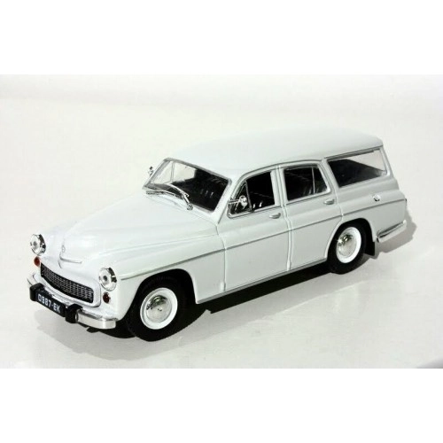 Macheta auto, 1965 Warszawa 203 Kombi Polish Cars, Grey 1:43