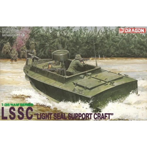 1:35 American LSSC "Light SEAL Support Craft" with Crew - 6 figures 1:35