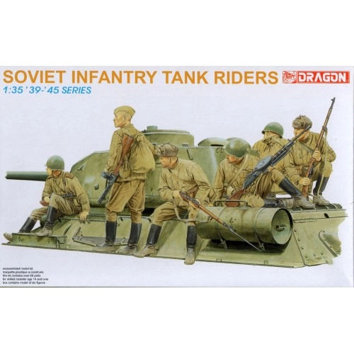 1:35 Soviet Infantry Tank Riders - 6 figures 1:35