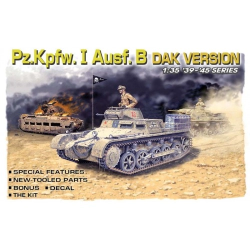 1:35 German light tank Pz.Kpfw. I Ausf. B DAK Version 1:35